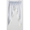 CURTAINS: ATTIC WINDOW, WHITE