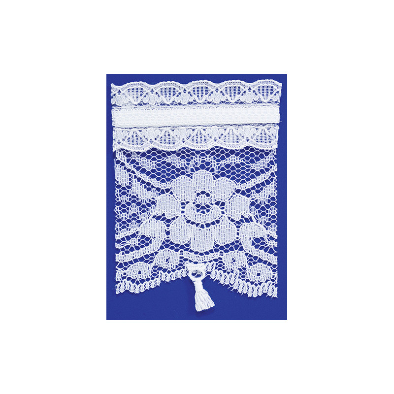 SHADE: STANDARD WINDOW, WHITE LACE