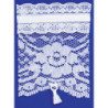 SHADE: STANDARD WINDOW, WHITE LACE