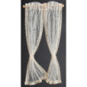 CURTAINS: LACE CURTAIN, ECRU