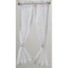 CURTAINS: LACE CURTAIN, WHITE