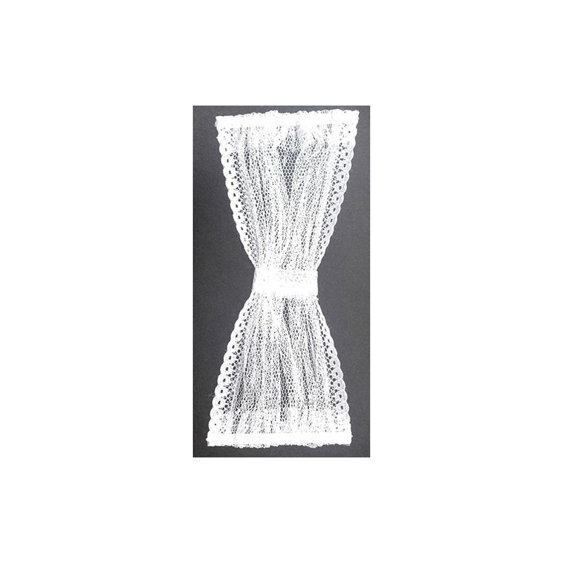 DOOR PANEL: GATHERED, WHITE, LONG