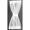 DOOR PANEL: GATHERED, WHITE, LONG