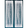 PANEL: DOUBLE FRENCH DOOR, WHITE