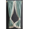 TIE-BACK CURTAINS, GARDEN GREEN