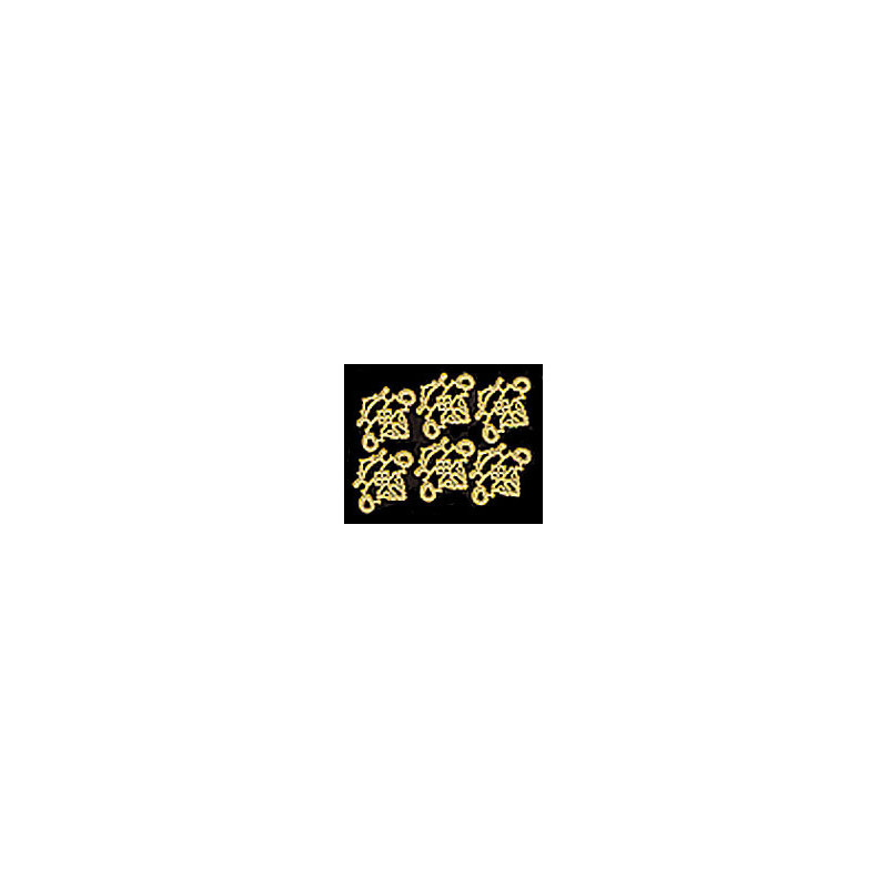 QUEENE ANNE ESCUTCHEONS 6PCS