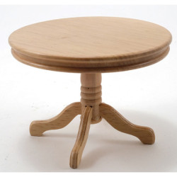 Pedestal Kitchen Table, Oak