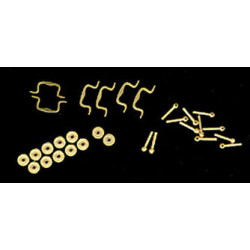 BAIL DRAWER PULL W/ROUND BACKPLATE 6PCS