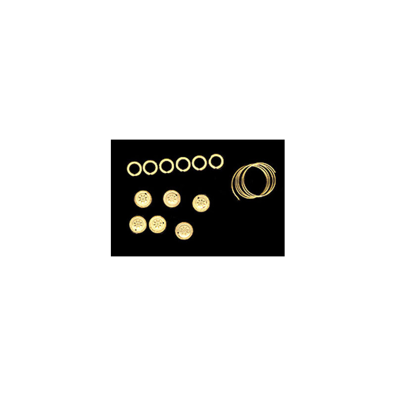 SHERATON DRAWER PULL 6PCS BRASS