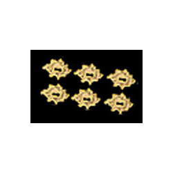 LARGE FRENCH ESCUTCHEON 6PCS