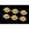 LARGE FRENCH ESCUTCHEON 6PCS