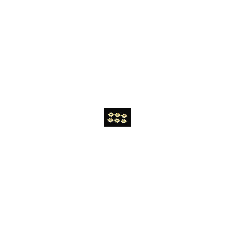 SMALL FRENCH ESCUTCHEON 6PCS