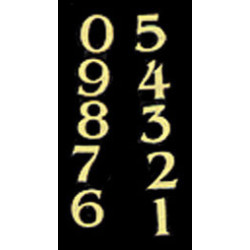 HOUSE NUMBERS 1 SET (0-9)
