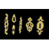 ESCUTCHEON ASSORTMENT 6PCS