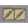 FLORAL CLOCK SPANDREL 4PCS
