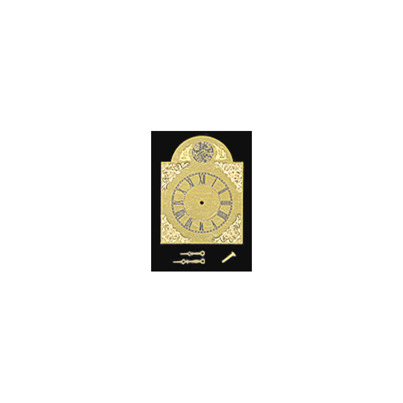 BRASS BREAK-ARCH CLOCK FACE W/HANDS