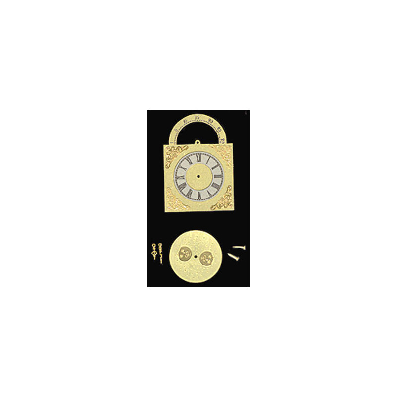 GRANDFATHER CLOCK FACE W/HANDS