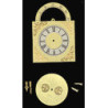 GRANDFATHER CLOCK FACE W/HANDS