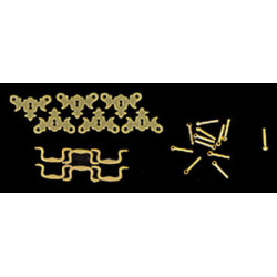 6-CHIPPENDALE ESCUTCHEONS W/DRAWER PUL