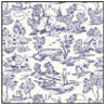 6 pack Campagne Toile Blue Wallpaper