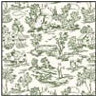 6 pack Wallpaper: Campagne Toile Green