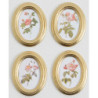 Framed Roses in Oval Frame