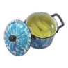 CORN ON COB/FLOW BLUE KETTLE