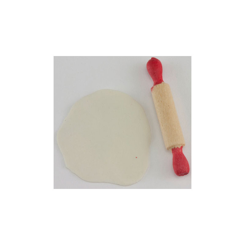 ROLLING PIN W/DOUGH