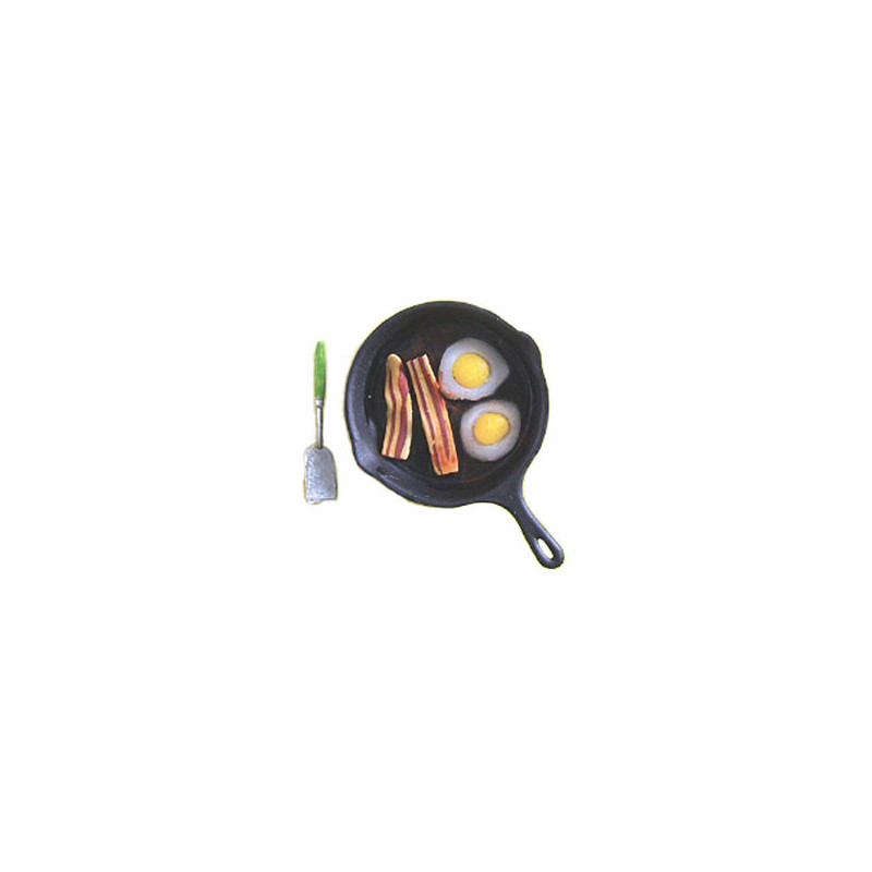 BACON & EGGS W/PAN & SPATULA