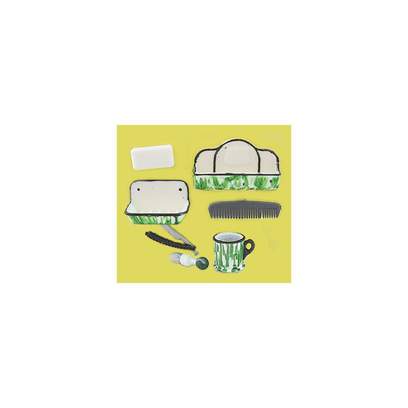 SHAVING ACCESSORIES 6PCS FLOW GREEN
