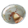 PIE ON FLOW BLUE PAN