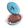 POT ROAST/FLOW BLUE ROASTING PAN