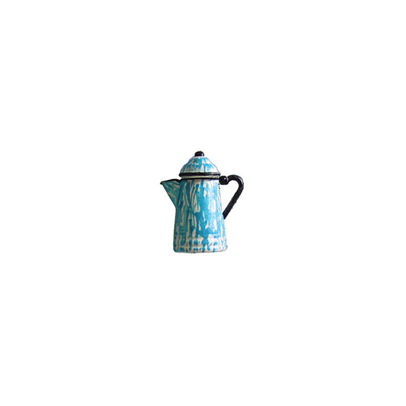 COFFEE POT/FLOW BLUE