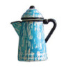 COFFEE POT/FLOW BLUE
