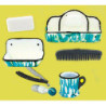 SHAVING ACCESSORIES 6 PCS FLOW BLUE