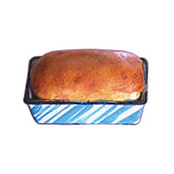 BAKED LOAF OF BREAD IN PAN