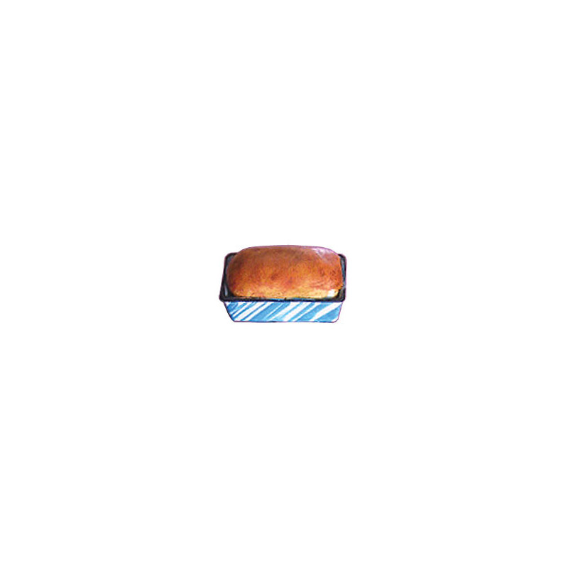 BAKED LOAF OF BREAD IN PAN
