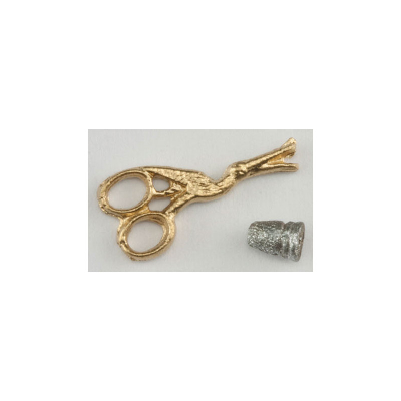 STORK SCISSORS AND THIMBLE