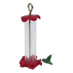 HUMMINGBIRD FEEDER W/BIRD