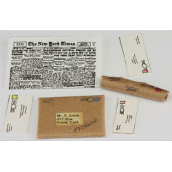 Mailing Tube, Package, And Letters