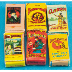 Tobacco Box, Old Look,5/8 H, 6 Asst