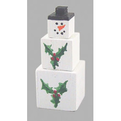 SNOWMAN BOXES STACKED