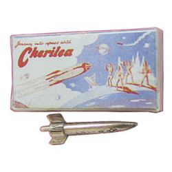 SPACE ROCKET BOX W/STERLING ROCKET