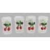 GLASSES W/CHERRY DESIGN