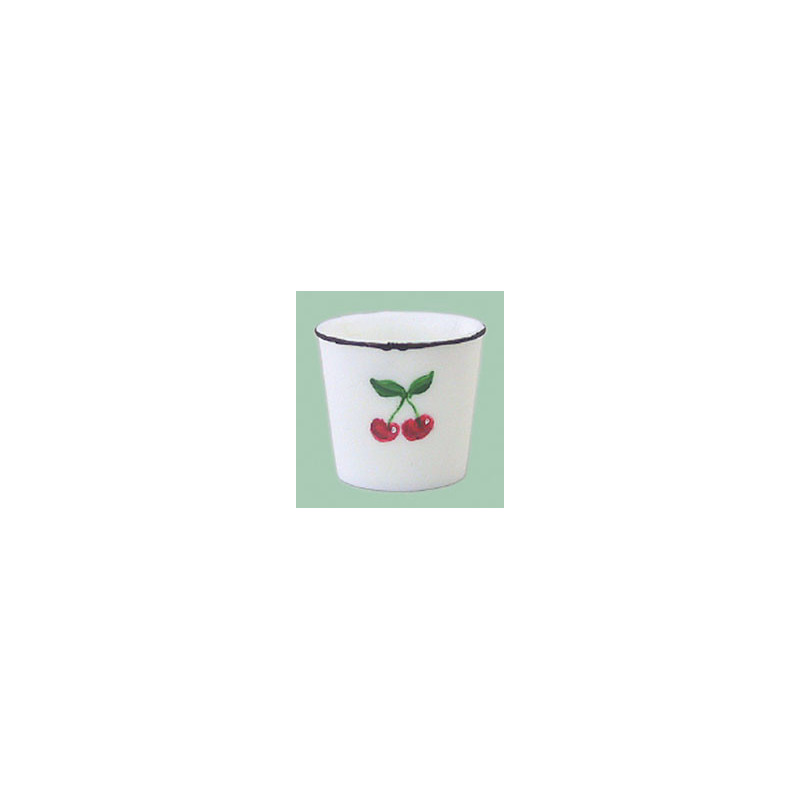 WASTE BASKET W/CHERRIES