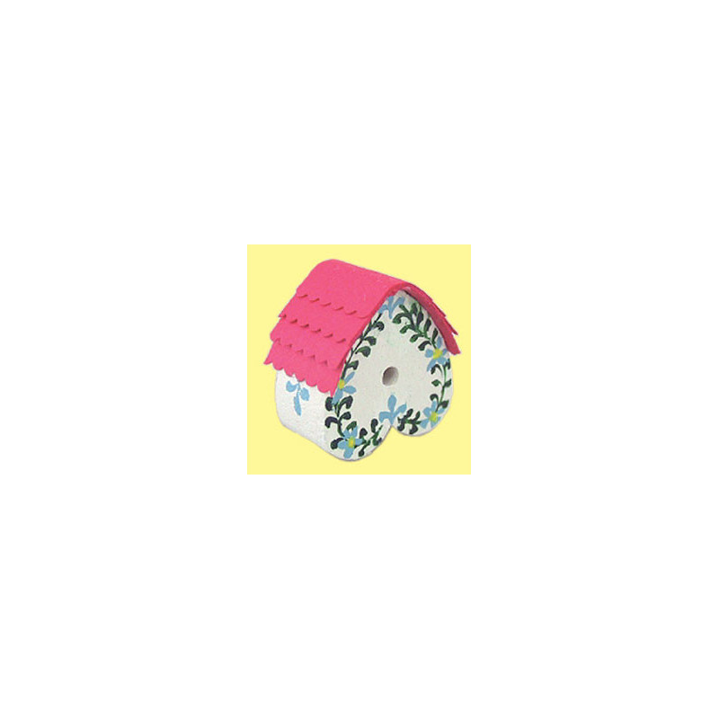 BIRDHOUSE W/FLOWERS