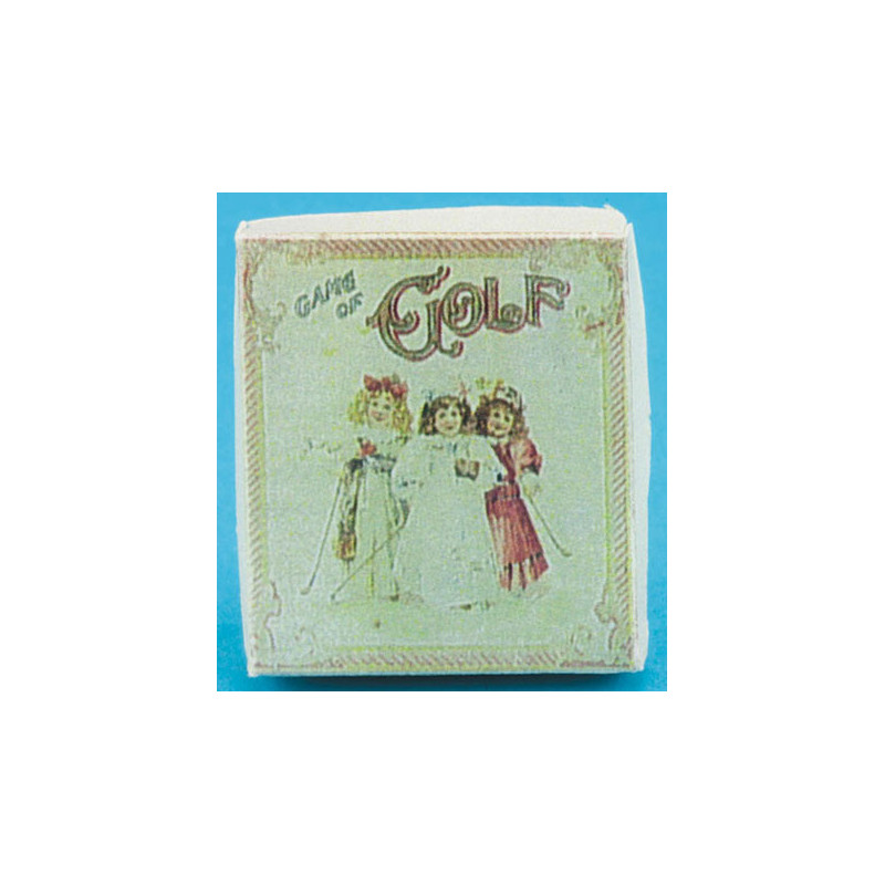 GAME OF GOLF W/CHILDREN, ANTIQUE REPROD