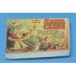 SANTA CLAUS PUZZLE BOX W/LID