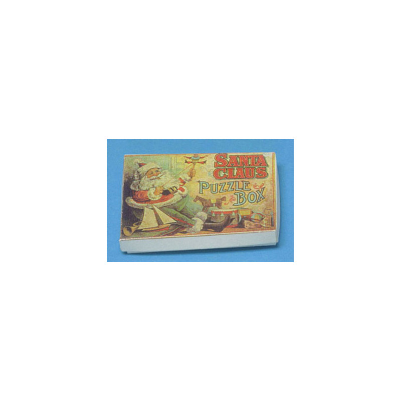 SANTA CLAUS PUZZLE BOX W/LID
