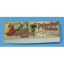 PILLOWDEX TENNIS GAME BOX-ANTIQUE REPROD